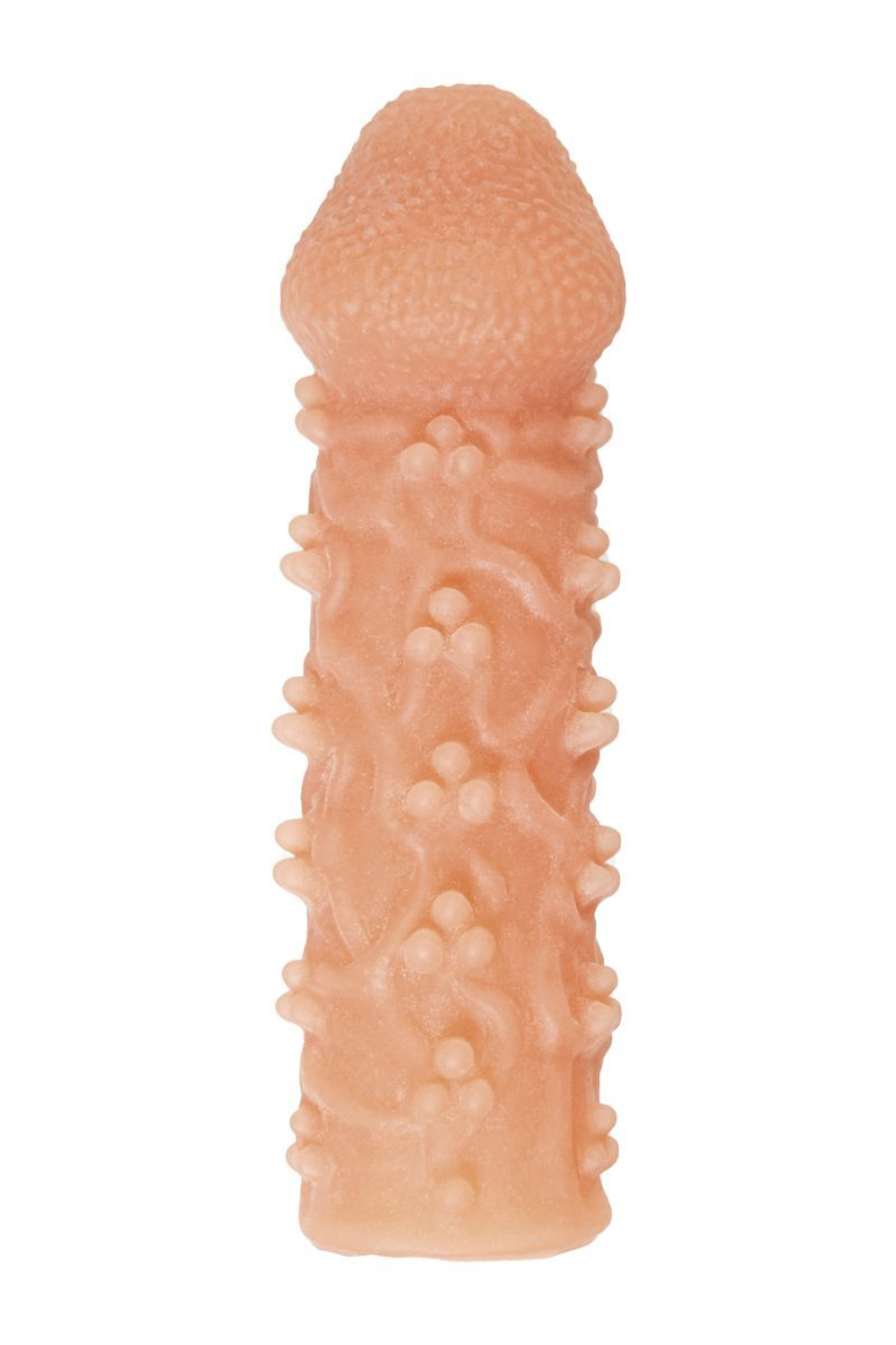 Насадка на пенис Cock Sleeve телесная с рельефом KOKOS CS-009-S