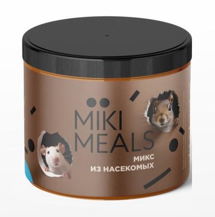 MIKIMEALS Смесь насекомых для грызунов 0,05 кг