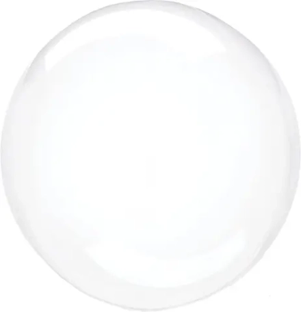 Шар (36''/91 см) Сфера, Deco Bubble (синяя упаковка), Прозрачный, Кристалл, 10 шт. в уп.