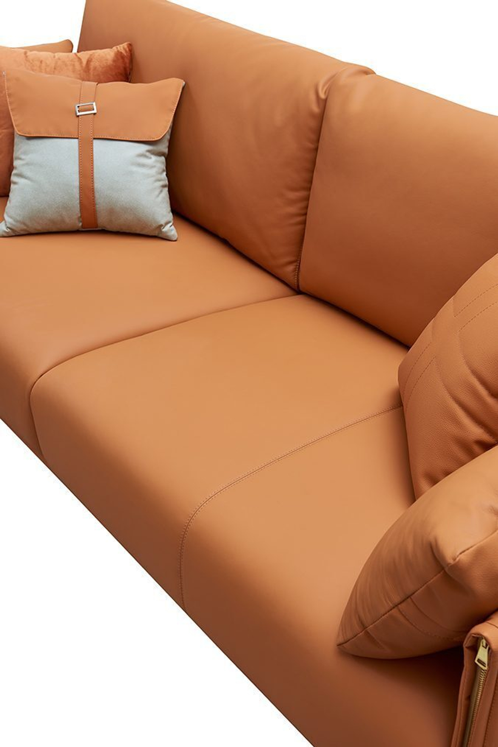 Диван CALIFORNIA NAPPA SF002 (3-х местный) коричневый 6606