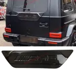 Карбоновая накладка на заднюю дверь (с логотипом) для Mercedes-Benz G-Class W463A/W464 2018+ Мерседес Гелик гелентваген