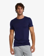 Футболка мужская TYR Lightweight Ultrasoft Tech Tee (Темно-Синяя) - T28000A-401