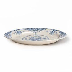 Блюдо овальное Bitossi Home Blue Rose (30.5 см)