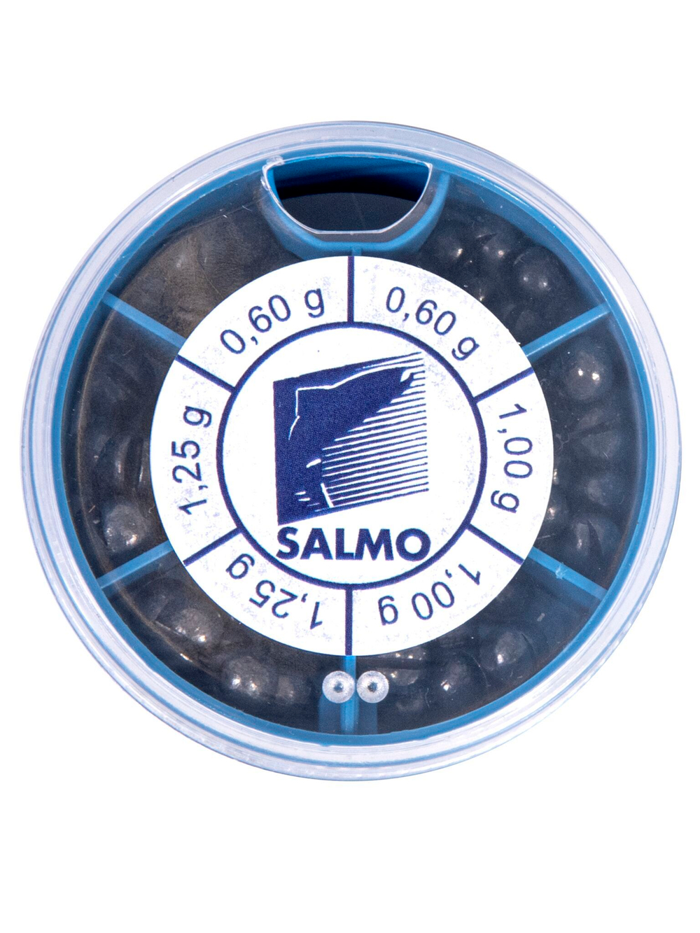 Набор грузил Salmo ДРОБИНКА 70 г, 6 секций, крупные