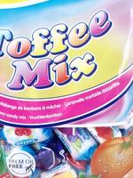 Конфеты жевательные Woogie Toffee Mix фруктовые, без пальмового масла 160 г (Австрия)