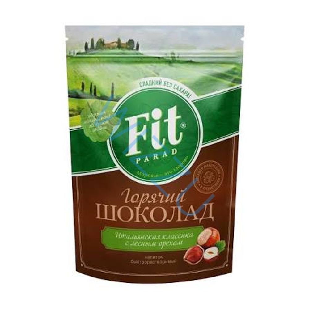 Горячий шоколад Fit Parad со вкусом Лесного Ореха 200гр дой пак