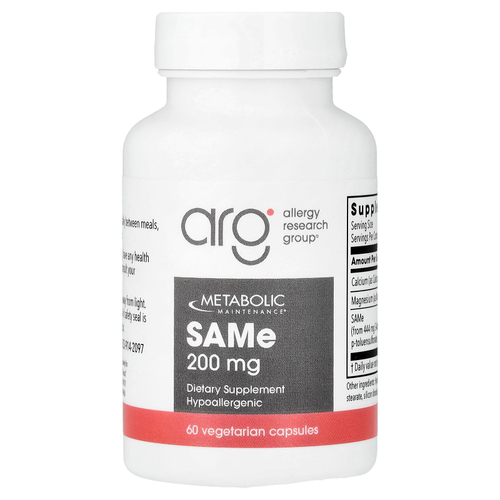 Metabolic Maintenance, SAMe, 200 мг, 60 капсул