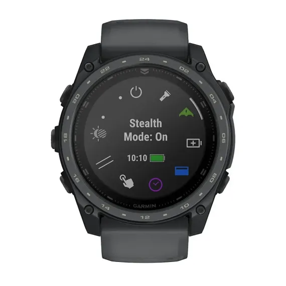 Смарт-часы Garmin tactix 8 (51 мм) AMOLED Cerakote® Coating с Applied Ballistics Ultralight, сланцево-серый