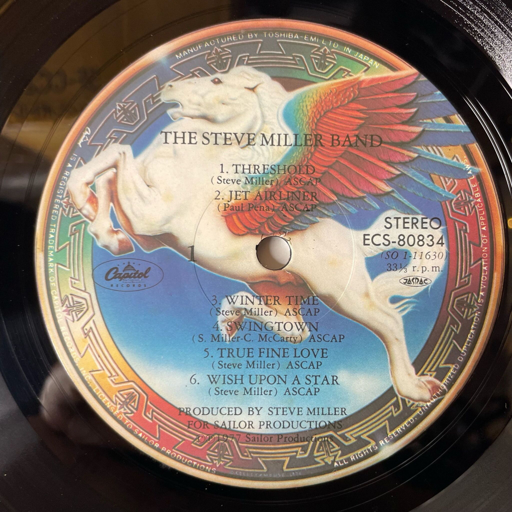 Винтажная виниловая пластинка LP Steve Miller Band Book Of Dreams (Japan 1977) (Obi) Wish Upon A Star