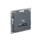 Розетка с USB A+C Systeme Electric AtlasDesign Грифель ATN000729