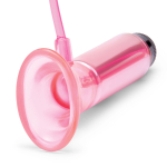 Розовый вакуумный стимулятор для клитора с вибрацией Vibrating Clitoral Pump with Quick Release (Цвет: розовый)
