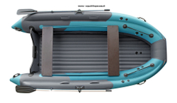 Моторная лодка ПВХ Skat Triton 400 NDFi — НДНД, тримаран, фальшборт