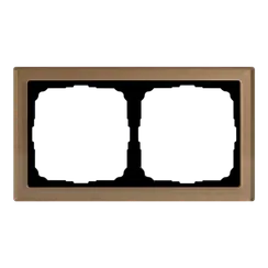 Рамка стеклянная на 2 поста Systeme Electric ArtGallery Pure Шампань GAL320502