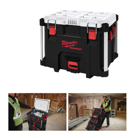 Термокейс большой XL Cooler PACKOUT Кейс, Термосумка 38 л MILWAUKEE 4932478648