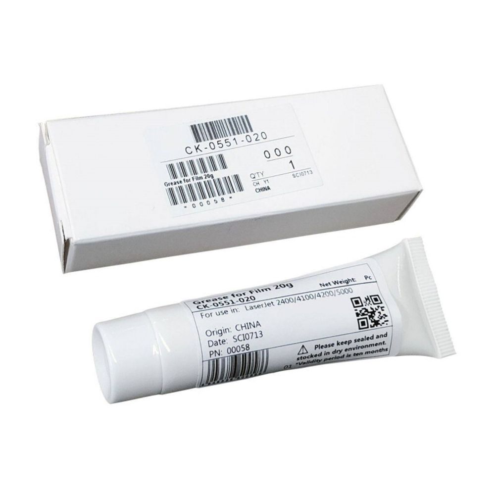 Смазка термопленок/термоэлементов Permalub G No. 2 (CK-0551) для HP LaserJet 1010/1015/1020/1022/1160/1320/P2015 (Nippeco), 20г, CET0058 Смазка термопленок/термоэлементов Permalub G No. 2 (CK-0551) для HP LaserJet 1010/1015/1020/1022/1160/1320/P2015 (Nippeco), 20г, CET0058