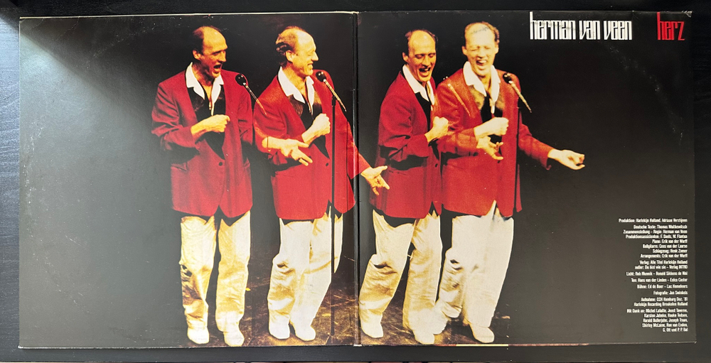 Herman van Veen - Herz - Live in Hamburg 2LP (Германия 1982г.)