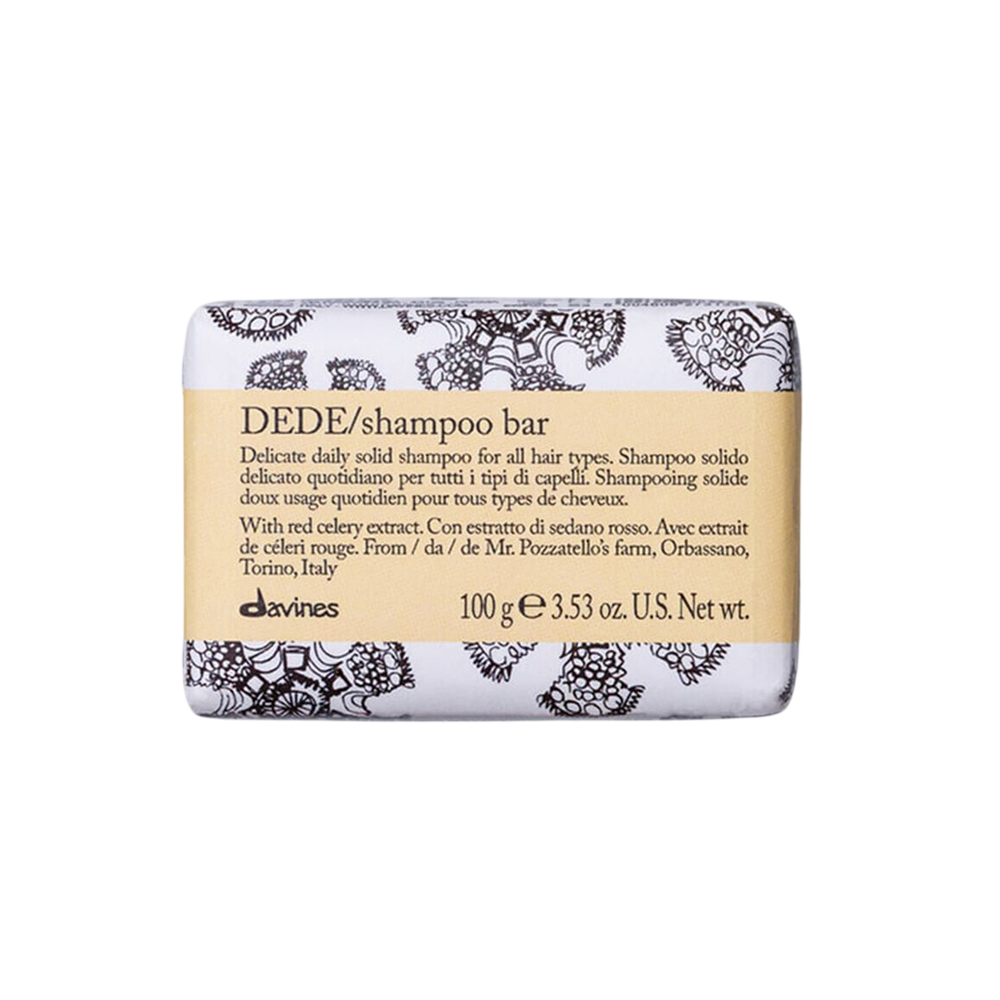 Davines DEDE Shampoo Bar 100 гр — твердый деликатный шампунь