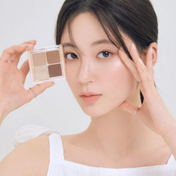 Компактная палетка теней для век Rom&Nd Better Than Eyes #N01 Dry Willow Flower, 7гр