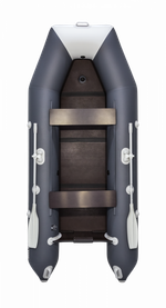 Аква-3200 СКК СЕРЫЙ/ГРАФИТ слань-книжка киль + PARSUN T 5.0 BMS (комплект лодка + мотор)