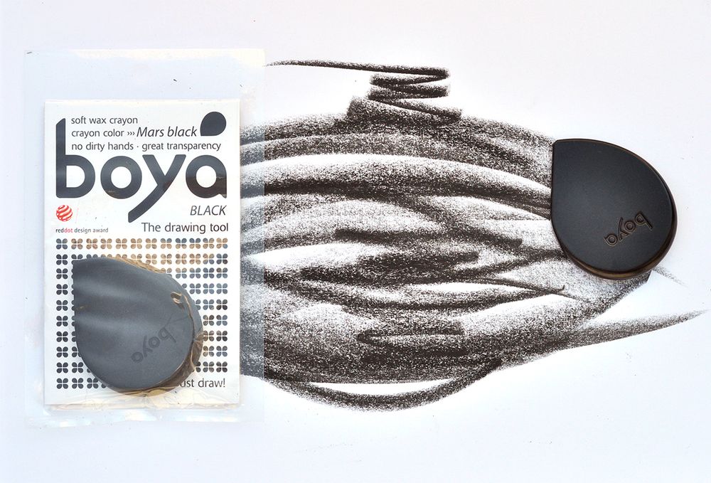 Пастель восковая Boya, мелок, 20 г, 1 шт, черный Пастель восковая Boya, мелок, 20 г, 1 шт, черный