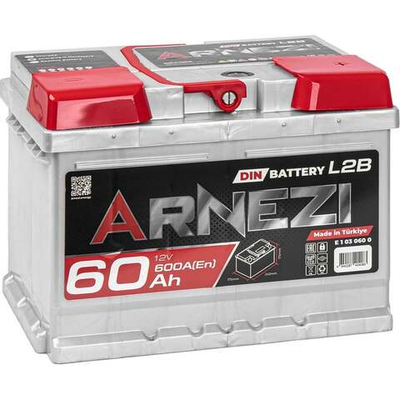 Аккумулятор ARNEZI DIN SMF 60 А/ч обратный R+ 242x175x175 L2B EN 600 А