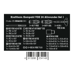 Набор отвёрток Kraftform Kompakt VDE 24 Allrounder Set 1 WERA 05006632001