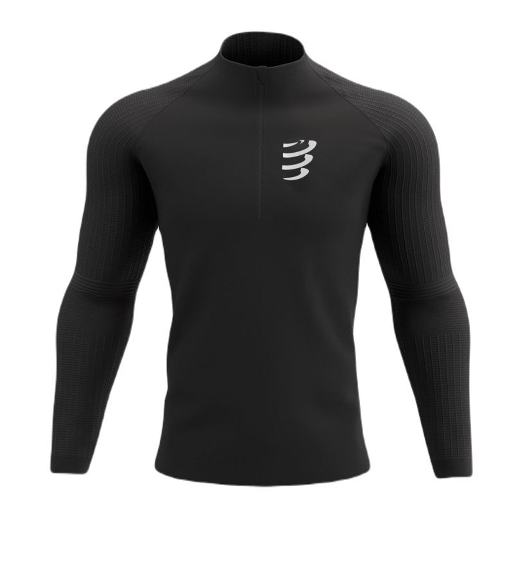 Мужская теннисная футболка теннисная Hurricane Windproof Seamless HZ Top - черный