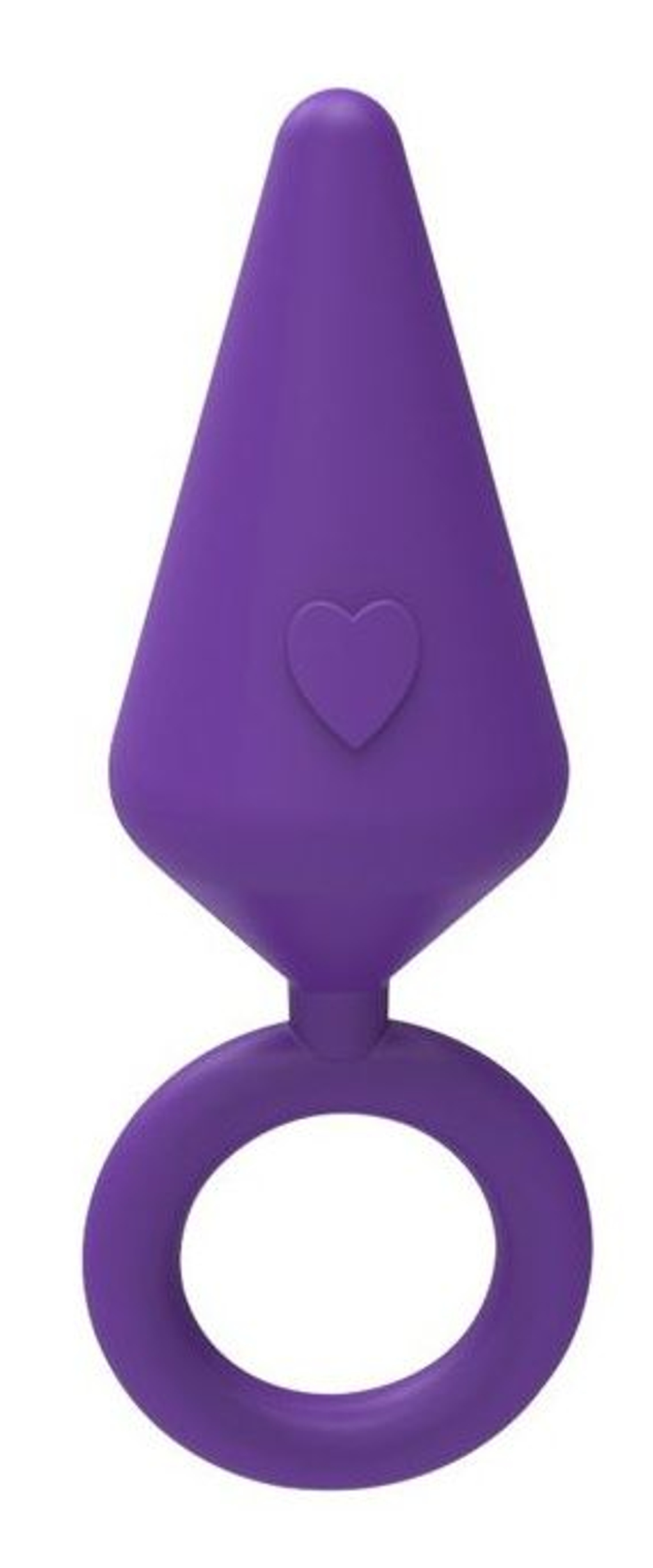 Фиолетовая анальная пробка CANDY PLUG L - 13,2 см. (Цвет: фиолетовый)