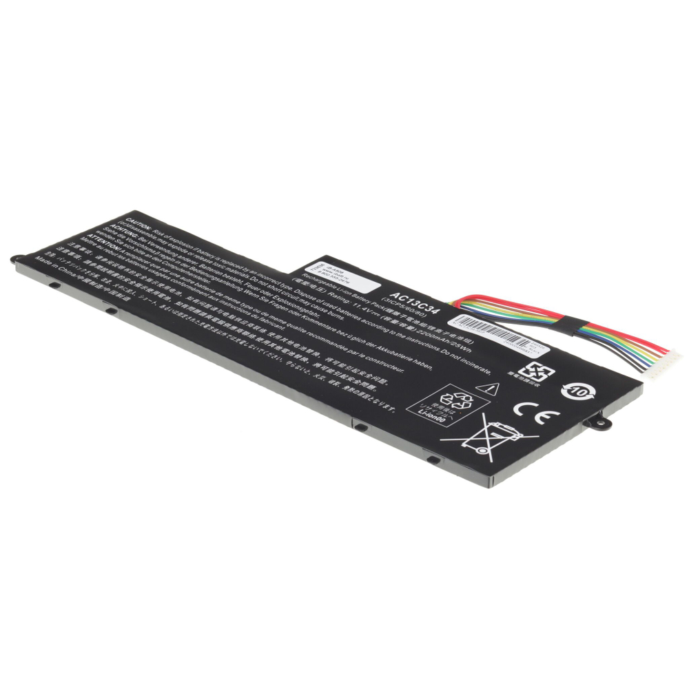 Аккумулятор iBatt 2200mAh для ноутбука Acer Aspire E3-112, V5-122P