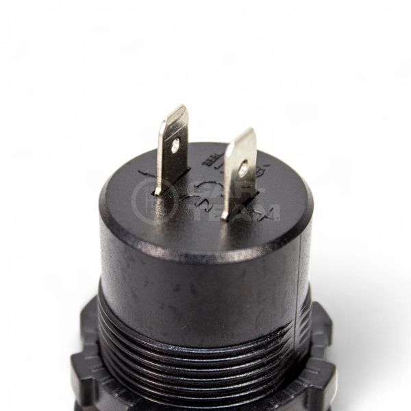 Вольтметр врезной 12V/24V с синей LED подсветкой (арт. DYB-005)