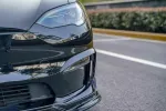 Обвес для Tesla Model S 2021+ Тесла С диффузор спойлер губа переднего бампера боковые юбки