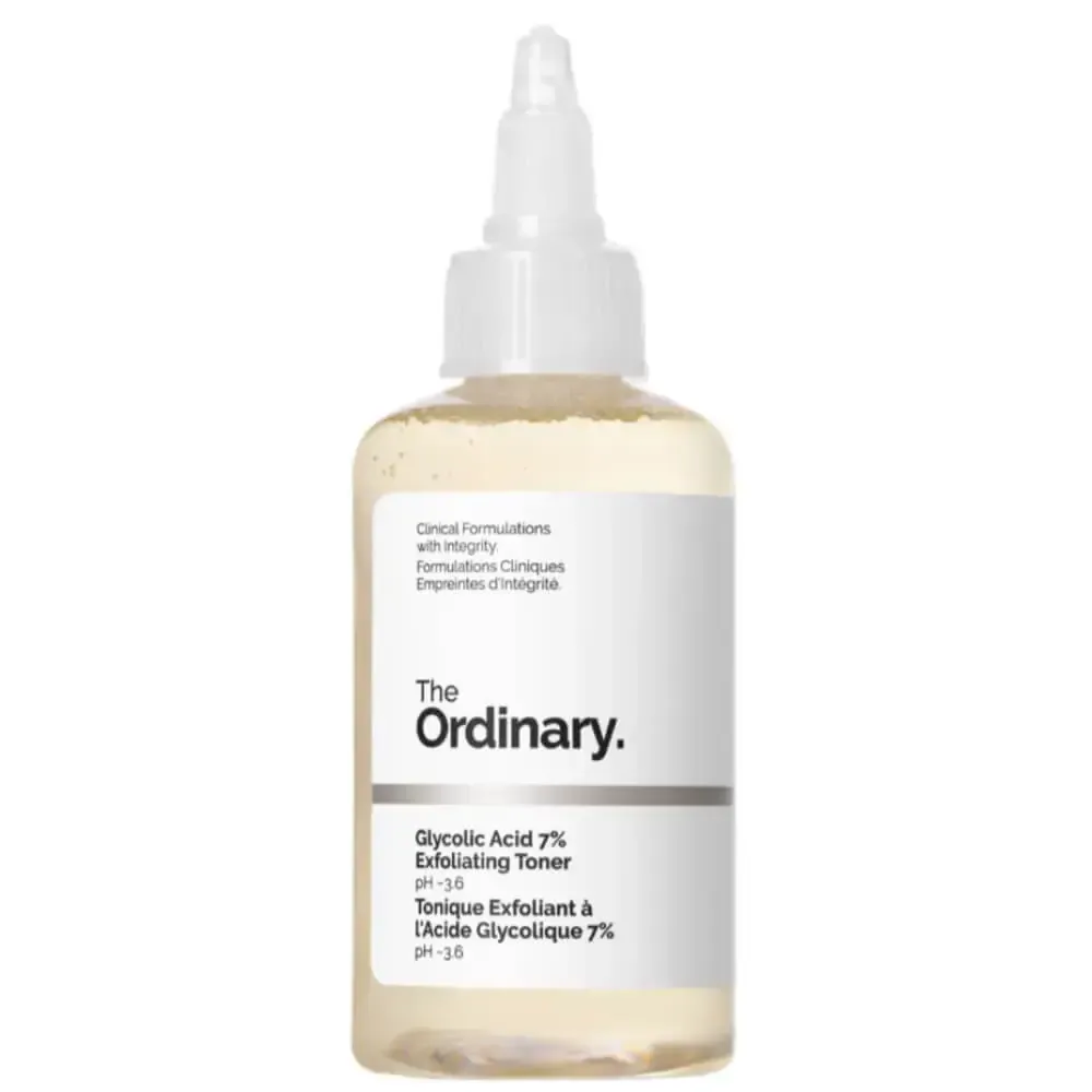 Веганский пилинг-тоник с 7% гликолевой кислоты The Ordinary Glycolic Acid 7% Exfoliating Toner 240 мл.