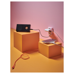 IKEA SMÅHAGEL  (ИКЕА СМОХАГЕЛ)  -  Зарядное устройство USB, 3 порта - белый
