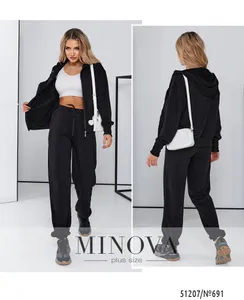Костюм 691-черный Minova