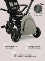 Велосипед трехколесный Qplay S700-17 SPRINTER SL Grey (Rub/Graphite)
