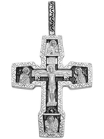 Крест из серебра/Чернение