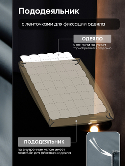 Комплект постельного белья Однотонный Сатин Премиум OCP020