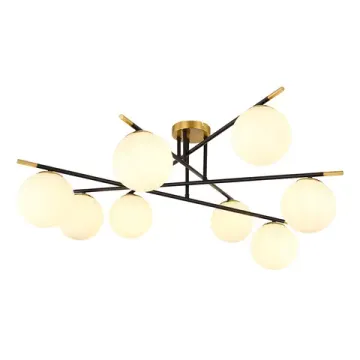 Потолочная люстра 8*E14 A2224PL-8BK медный Alcor Arte Lamp