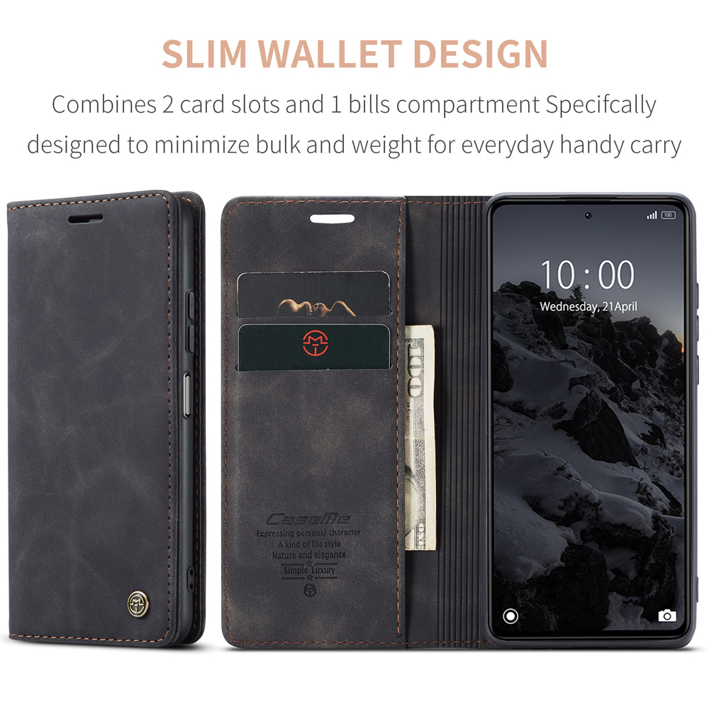 Чехол-книжка CaseMe Matte Xiaomi Redmi Note 12 5G