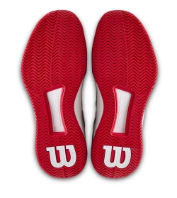 Женские теннисные кроссовки Wilson Intrigue Tour CTC - bright white/wilson red/black