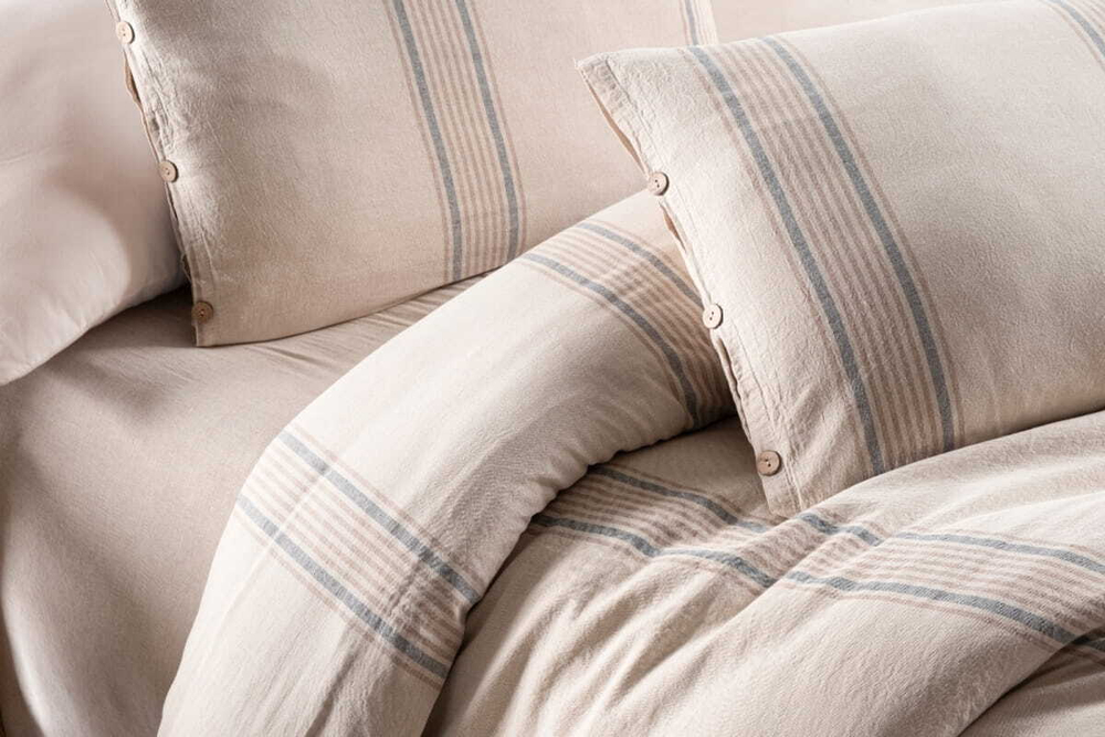 Постельное белье 2 спальное евро Arya home Yarn Dyed Gia