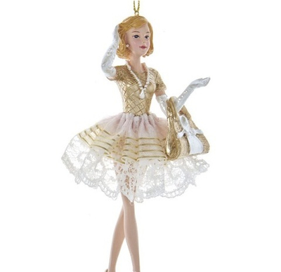 Елочная игрушка Модница Диана, h15,5см