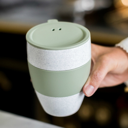 Термокружка aroma to go, organic, 400 мл, синяя