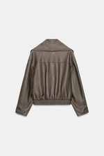 КУРТКА ИЗ ИСКУССТВЕННОЙ КОЖИ — ZW COLLECTION — ZARA