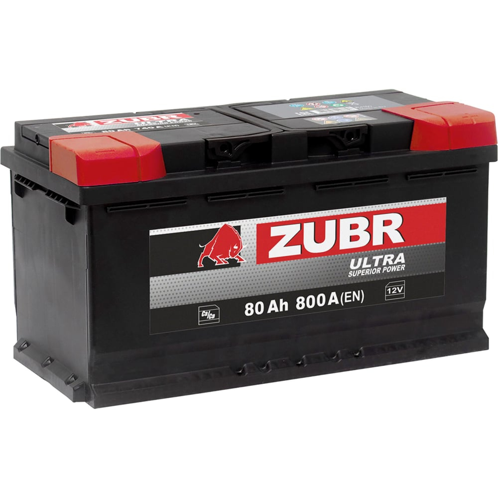 ZUBR Ultra 80Ah R+