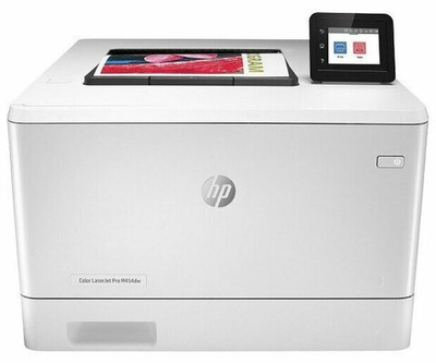 Принтер лазерный HP Color LaserJet Pro M454dw Printer (A4,600x600dpi,27(27)ppm, ImageREt3600,512Mb, Duplex, 2trays 50+250, USB 2.0/GigEth/WiFi/Bluetooth/Easy- access USB port, AirPrint, PS3, 1y warr,