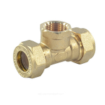 Тройник латунь 32Aх1 1/4"х32 обжим/ВР STAHLMANN STFL3211/432BEF