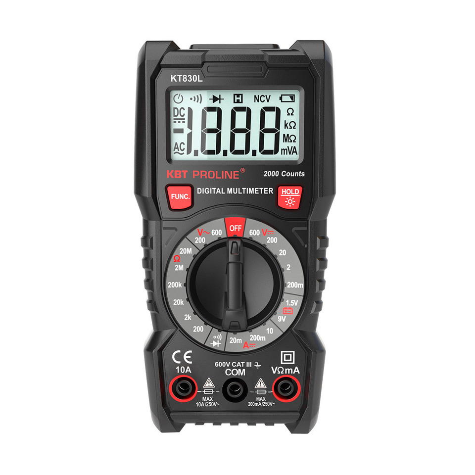 Мультиметр цифровой KT 830L серия PROLINE 79127 КВТ