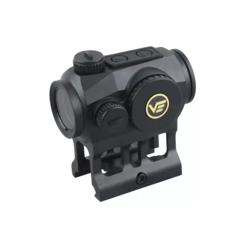 Коллиматорный прицел Vector Optics Scrapper 1x22 Solar Power Multi Reticles (закрытый, 2 MOA, метка точка красная, picatinny/weaver, IP67, в комплекте 2 кронштейна)