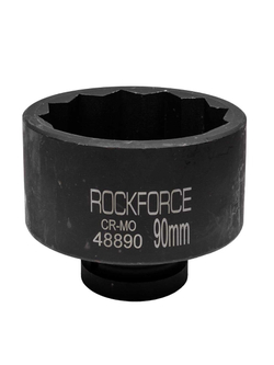 Головка ударная 1'', 90мм (12гр.) RockForce RF-48890